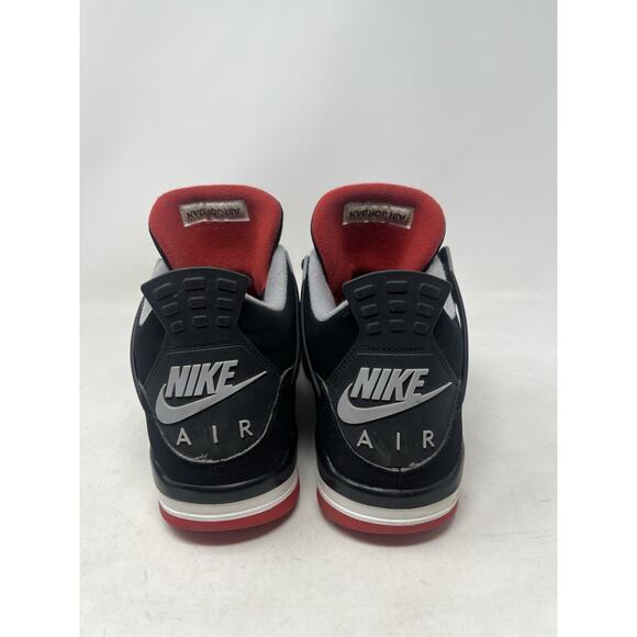 Air Jordan 4 (IV) : 2019 Black/Fire‎ Red/Cement Grey : Size 13 NO BOX main image 10
